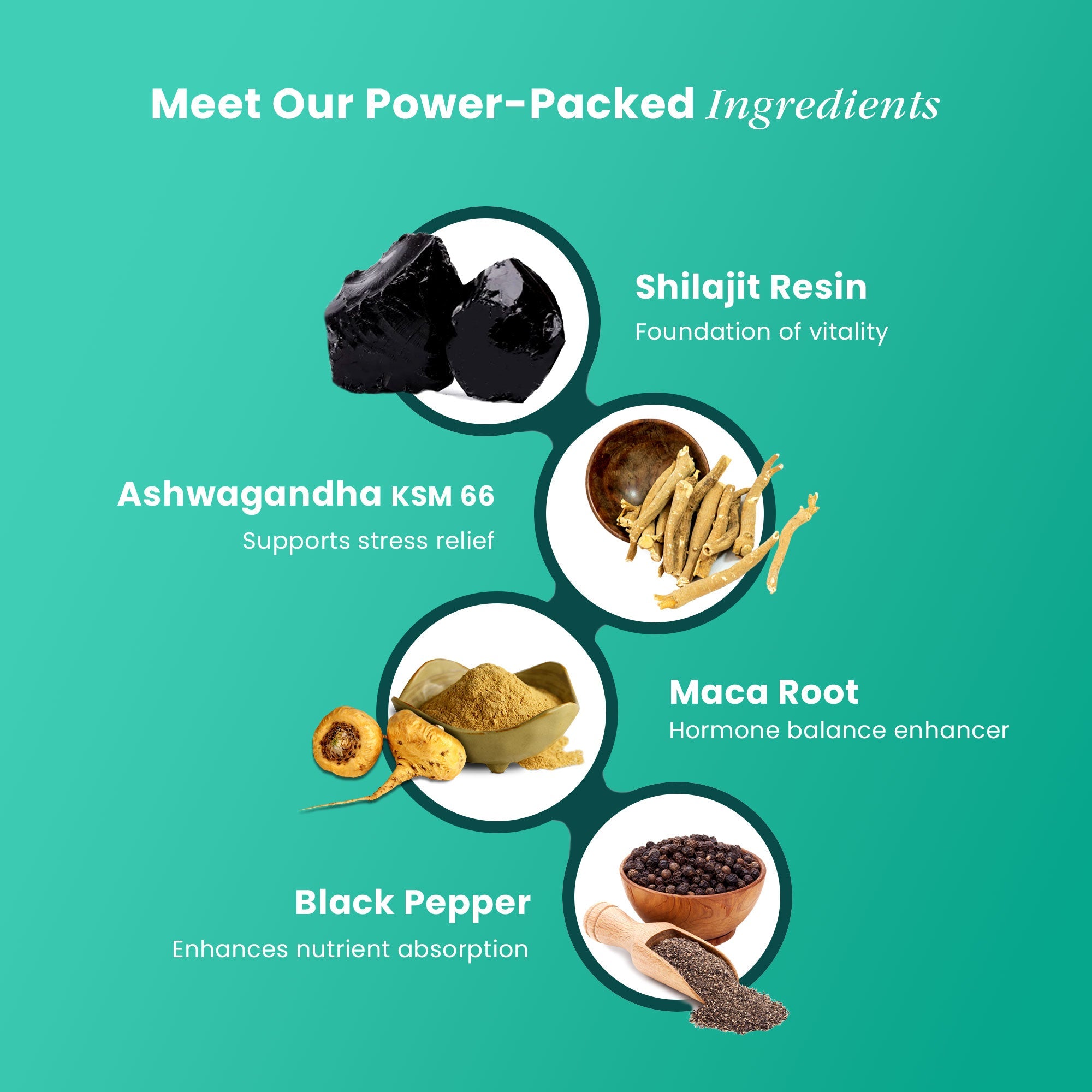 Beepwell Natural Himalayan Shilajit Resin – Rich In Fulvic Acid & Trace Minerals – With Ashwagandha & Black Pepper – Natural Endurance & Vitality Supplement – 40g (50 Servings)